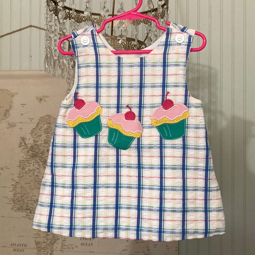 …..SOLD…..Kelly’s Kids cupcake dress